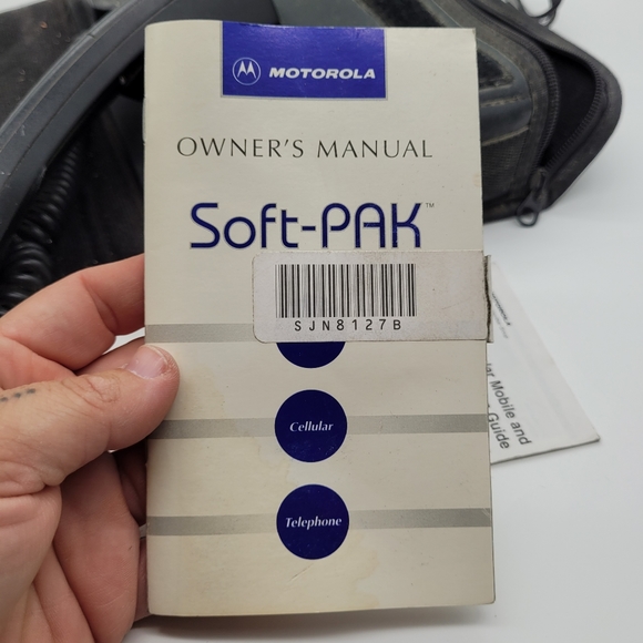 VINTAGE | Motorola Cellular Mobile & Carry Phone & carry case SCN2744A - Picture 5 of 15